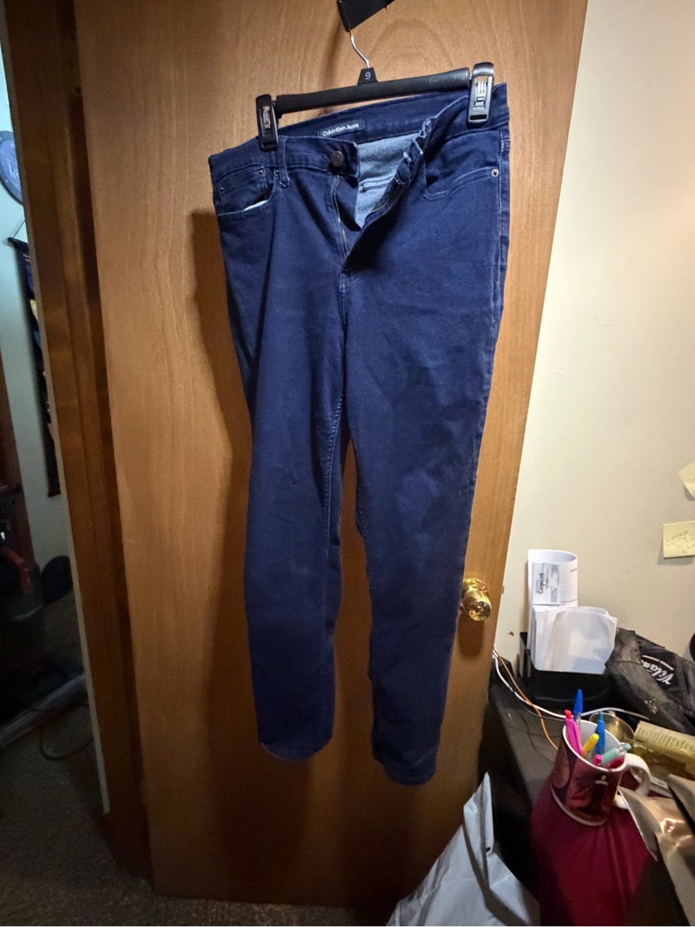 Calvin Klein size 12 dark Blue Slim Stretch Jeans